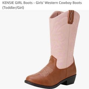 Pink toddler cowboy boots